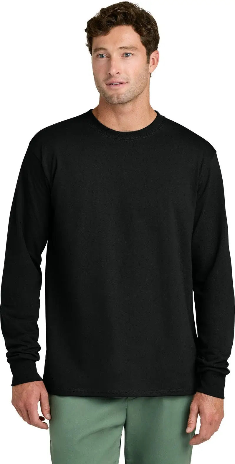 Port & Company Pc54ls co Long Sleeve Core Cotton Tee - Jet Black