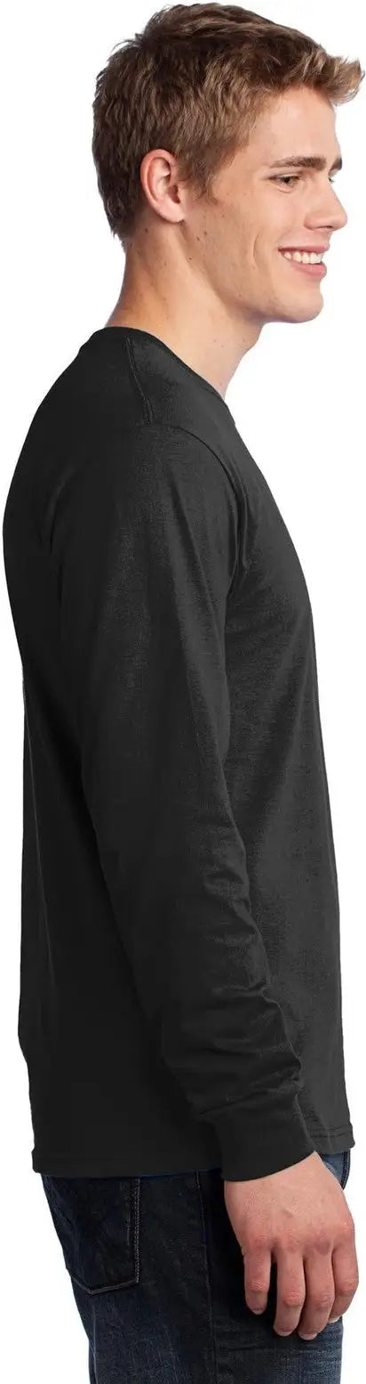 Port & Company Pc54ls co Long Sleeve Core Cotton Tee - Jet Black