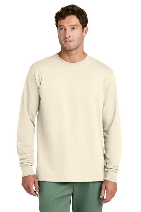 Port & Company Pc54ls co Long Sleeve Core Cotton Tee - Natural