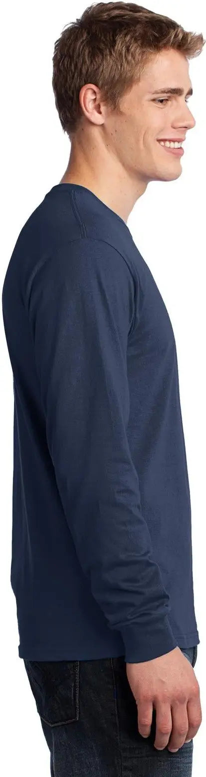 Port & Company Pc54ls co Long Sleeve Core Cotton Tee - Navy