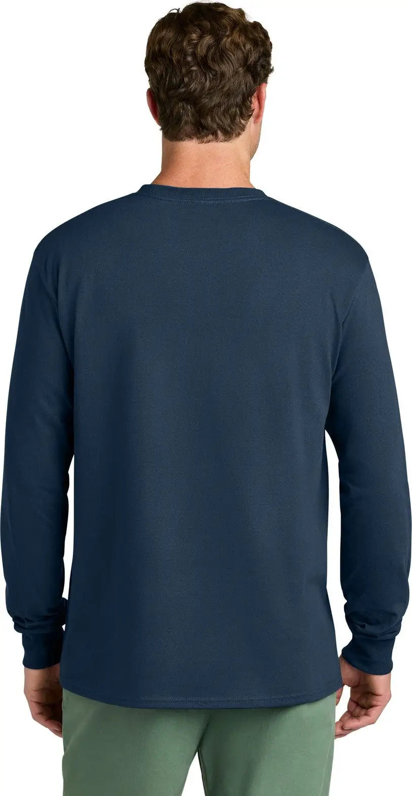 Port & Company Pc54ls co Long Sleeve Core Cotton Tee - Navy