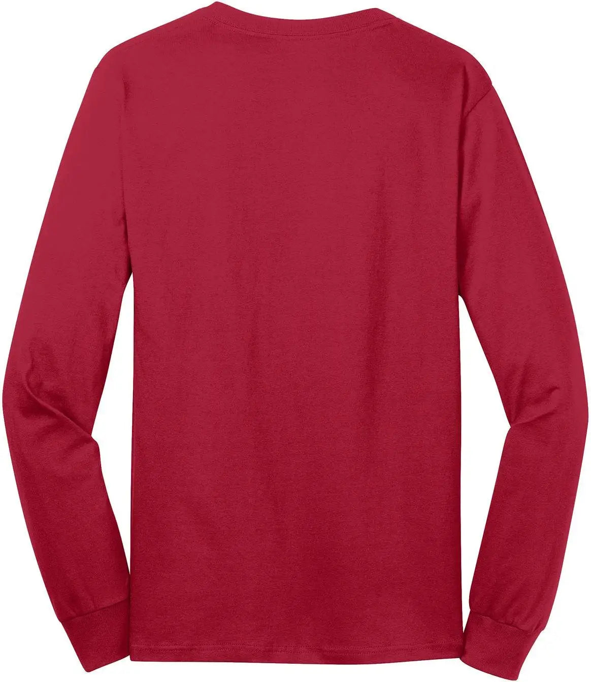 Port & Company Pc54ls co Long Sleeve Core Cotton Tee - Red - Adult s