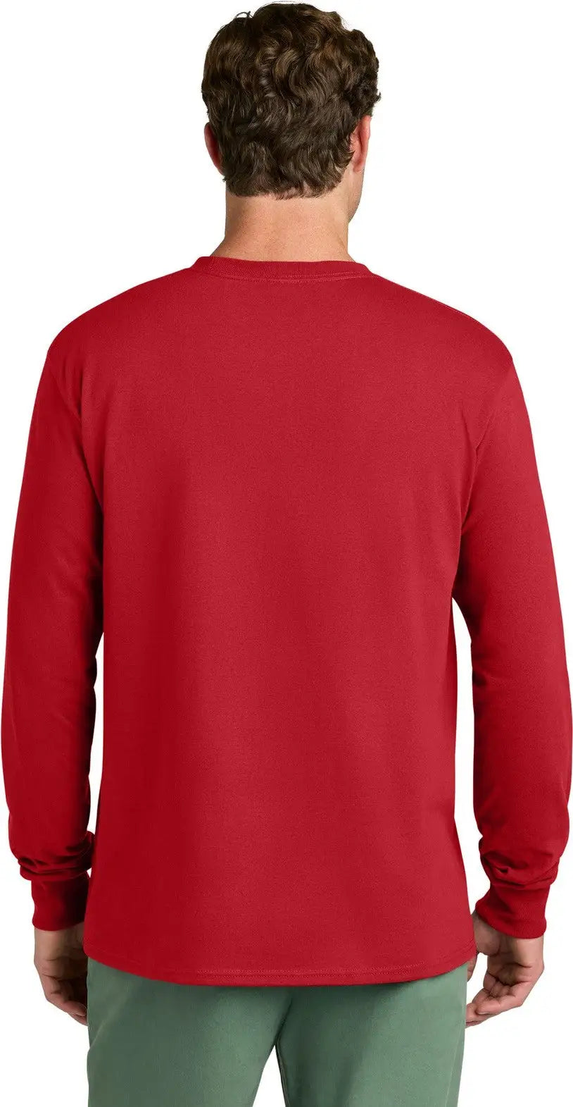 Port & Company Pc54ls co Long Sleeve Core Cotton Tee - Red