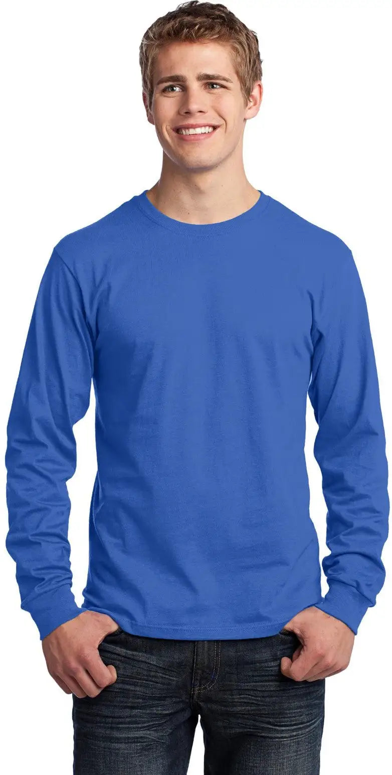 Port & Company Pc54ls co Long Sleeve Core Cotton Tee - Royal