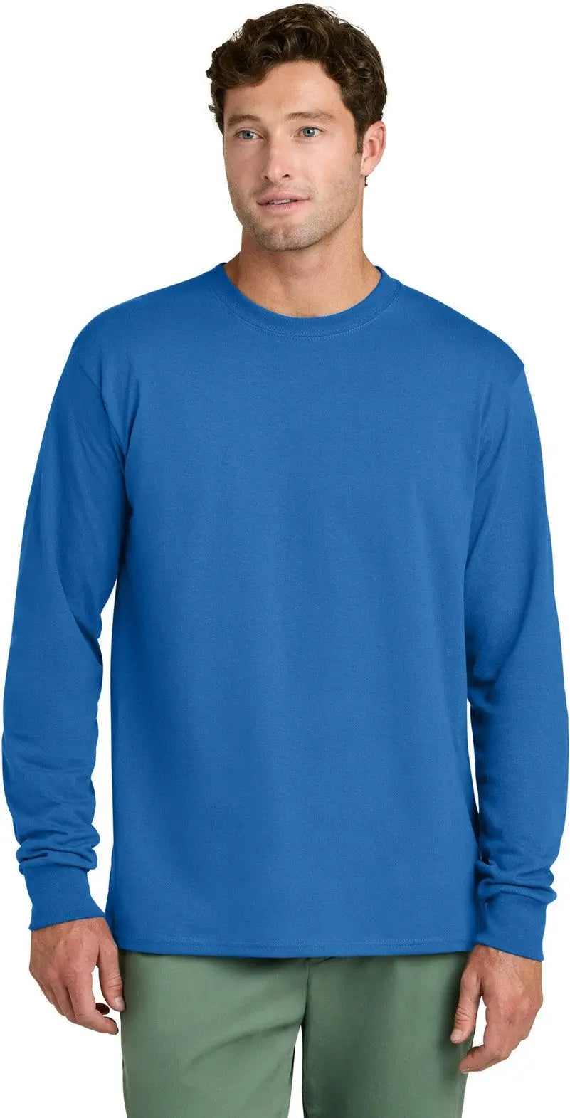 Port & Company Pc54ls co Long Sleeve Core Cotton Tee - Royal