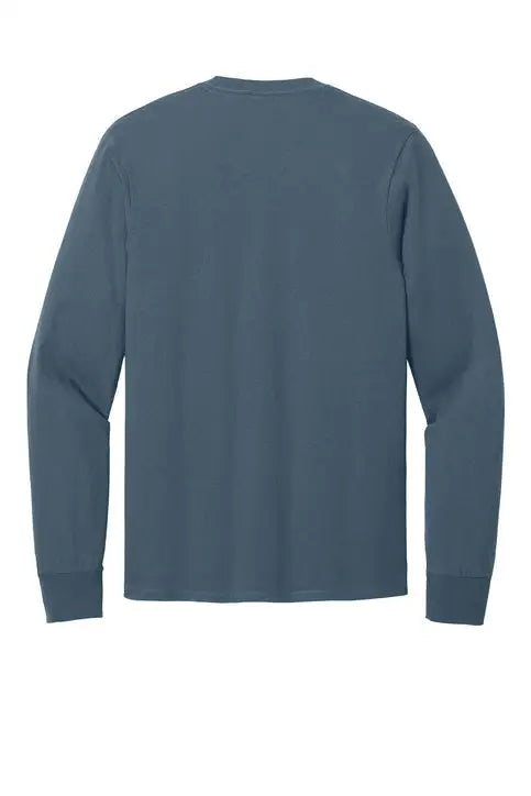 Port & Company Pc54ls co Long Sleeve Core Cotton Tee - Steel Blue