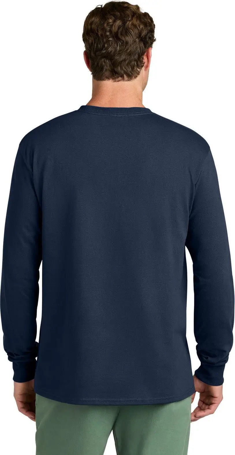 Port & Company Pc54ls co Long Sleeve Core Cotton Tee - True Navy