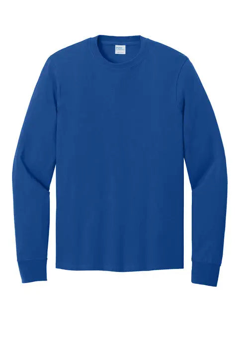 Port & Company Pc54ls co Long Sleeve Core Cotton Tee - True Royal