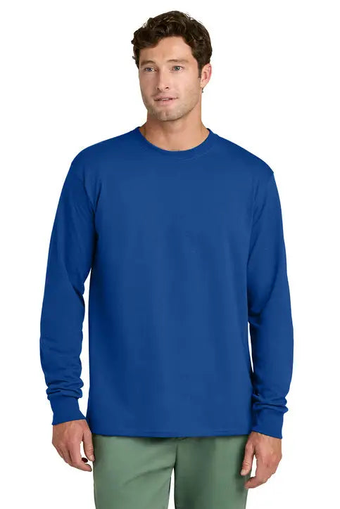 Port & Company Pc54ls co Long Sleeve Core Cotton Tee - True Royal