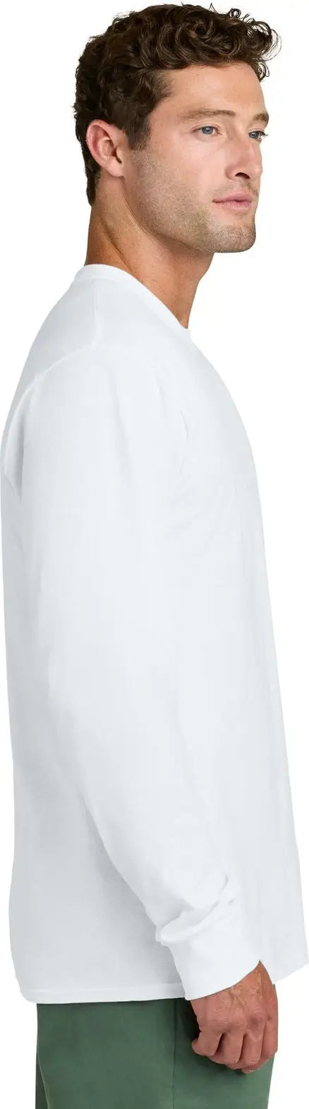 Port & Company Pc54ls co Long Sleeve Core Cotton Tee - White