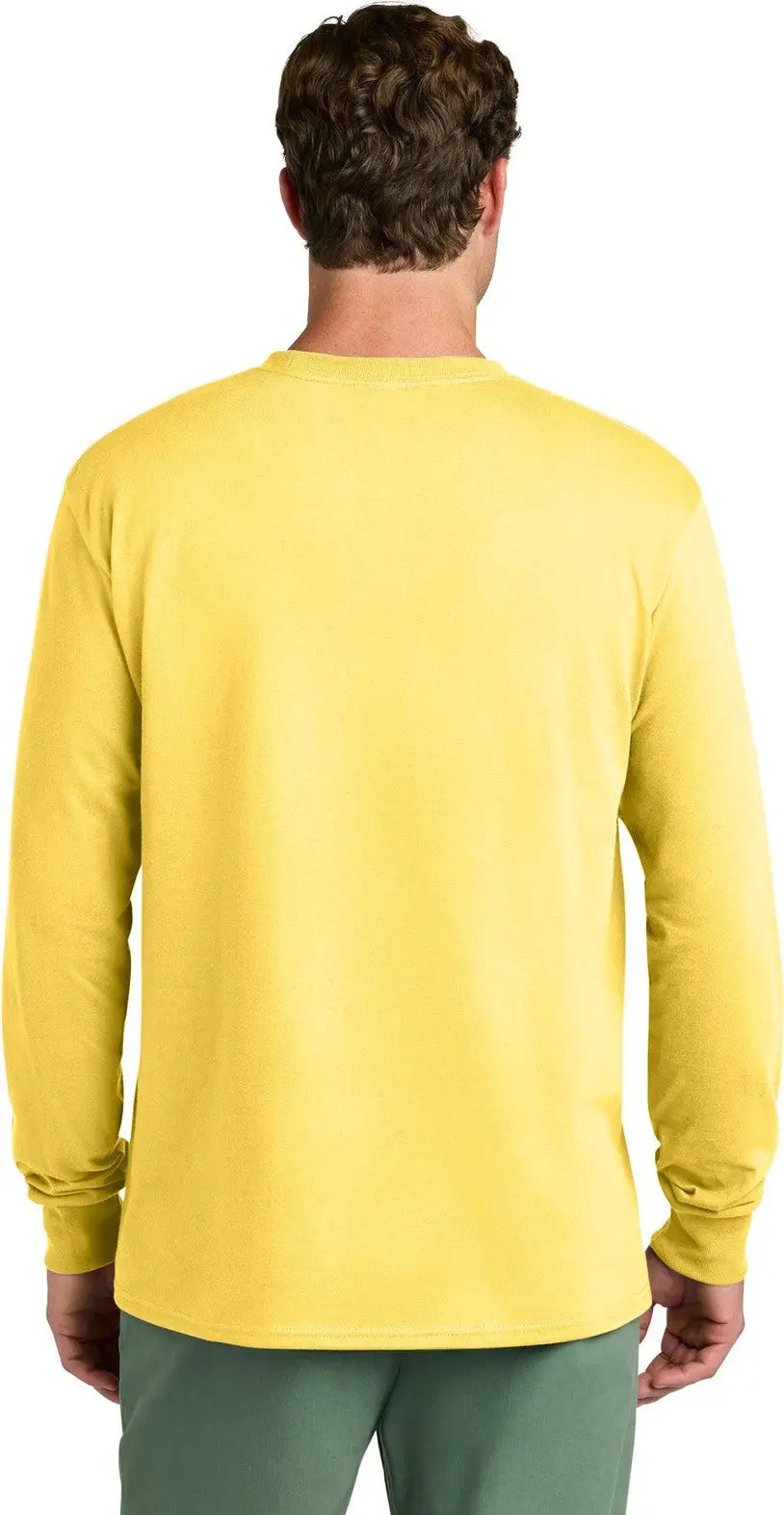 Port & Company Pc54ls co Long Sleeve Core Cotton Tee - Yellow