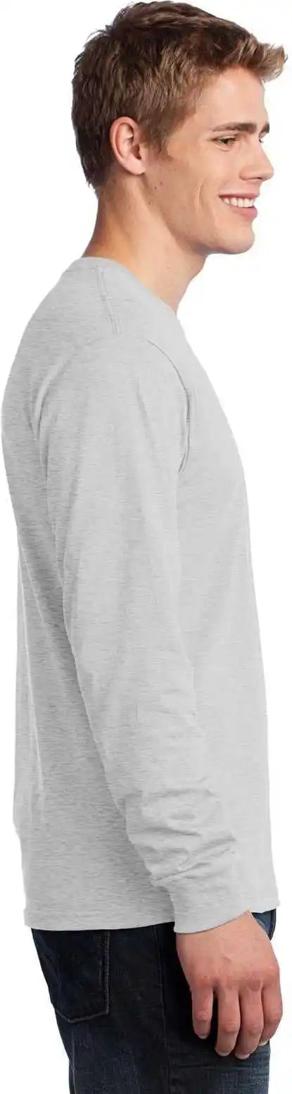 Port &amp; Company Pc54ls Long Sleeve Core Cotton Tee Ash