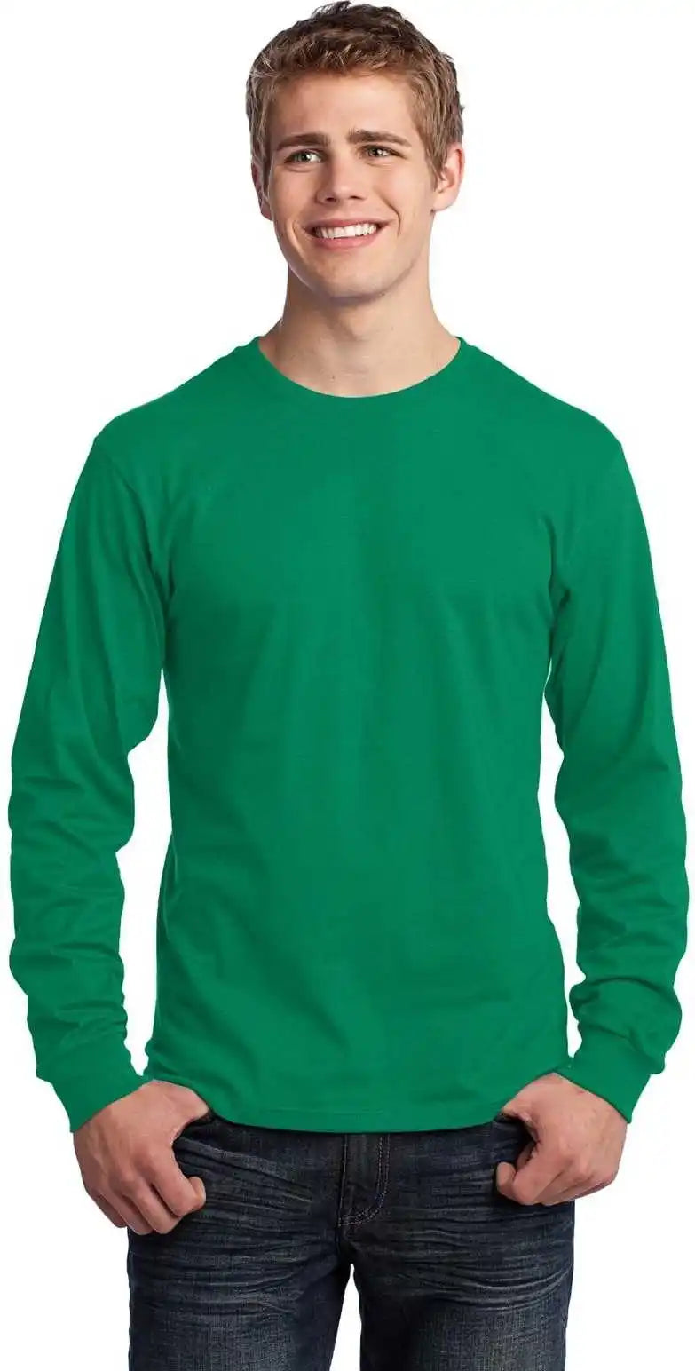 Port & Company Pc54ls Long Sleeve Core Cotton Tee Kelly