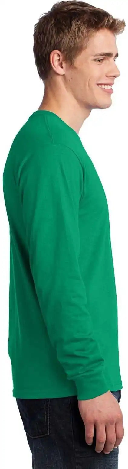 Port &amp; Company Pc54ls Long Sleeve Core Cotton Tee Kelly