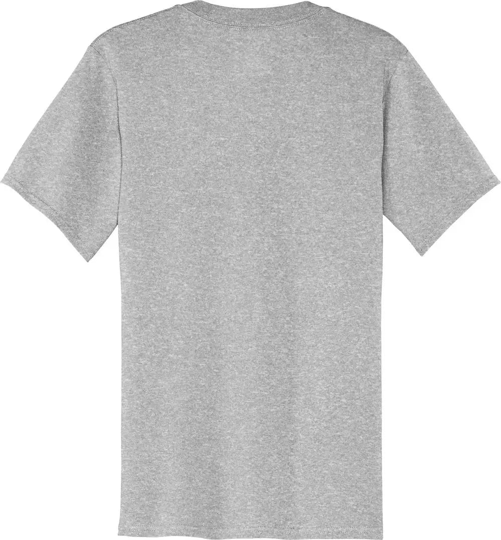 Port & Company Pc54p co Core Cotton Pocket Tee - Ash - Adult s