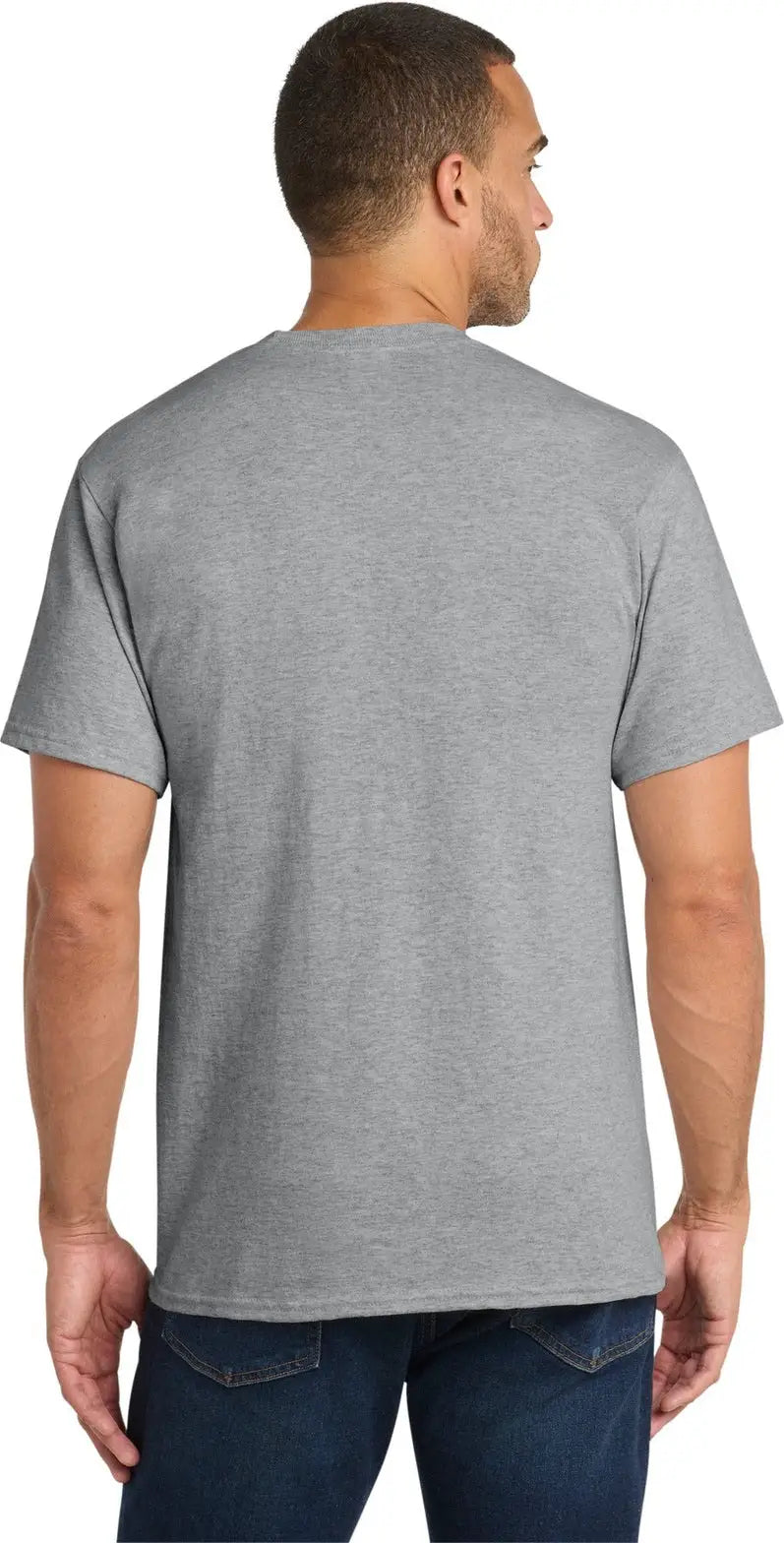 Port & Company Pc54p co Core Cotton Pocket Tee - Athletic Heather