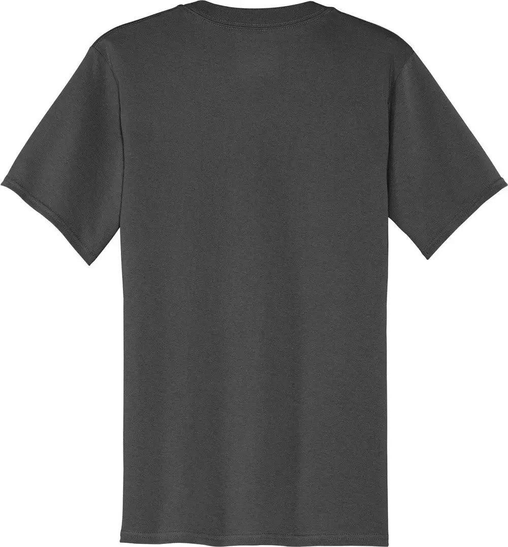 Port & Company Pc54p co Core Cotton Pocket Tee - Charcoal