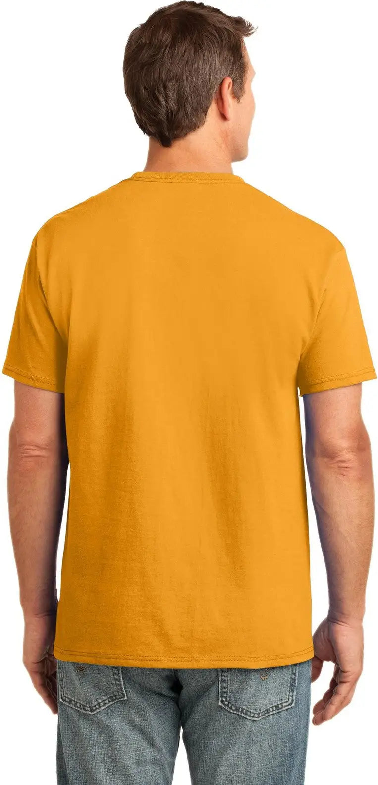 Port & Company Pc54p co Core Cotton Pocket Tee - Gold