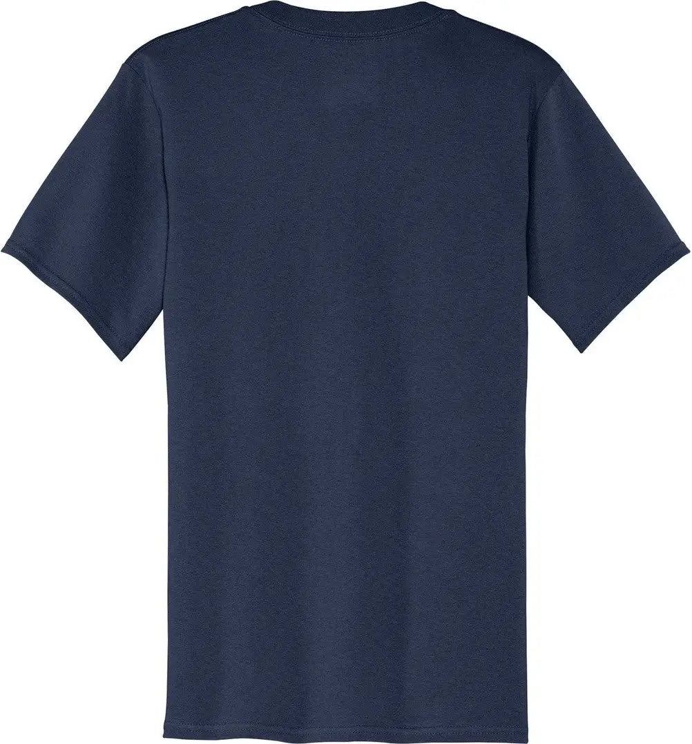 Port & Company Pc54p co Core Cotton Pocket Tee - Navy - Adult s