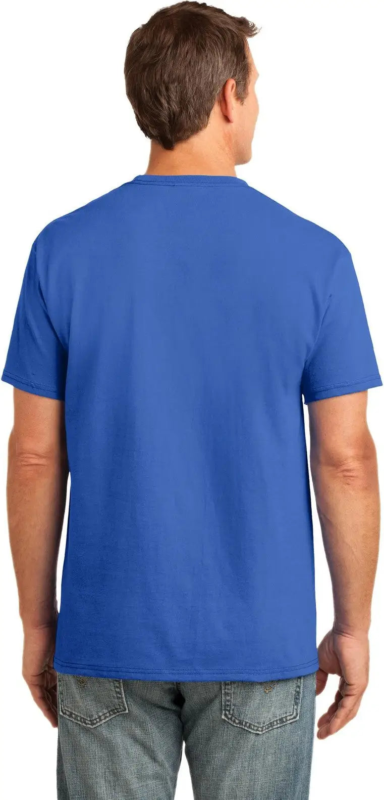 Port & Company Pc54p co Core Cotton Pocket Tee - Royal