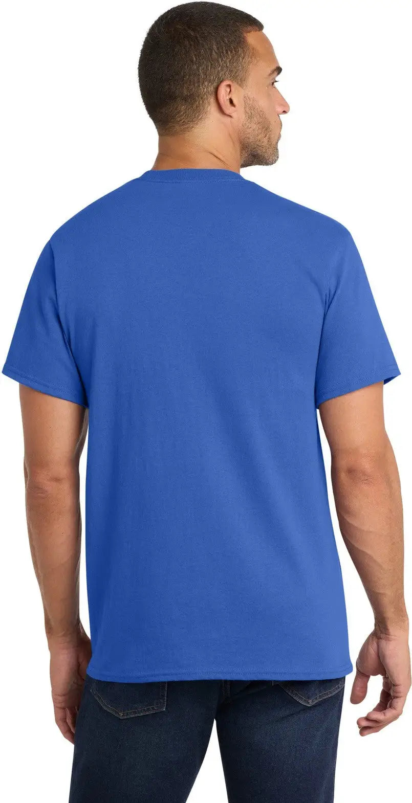 Port & Company Pc54p co Core Cotton Pocket Tee - Royal