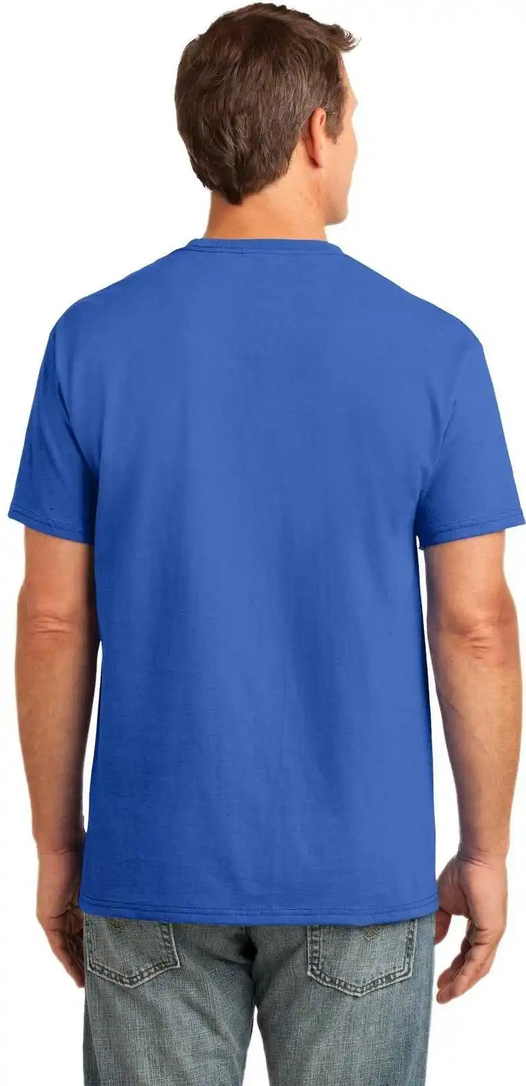 Port &amp; Company Pc54p Core Cotton Pocket Tee - Royal