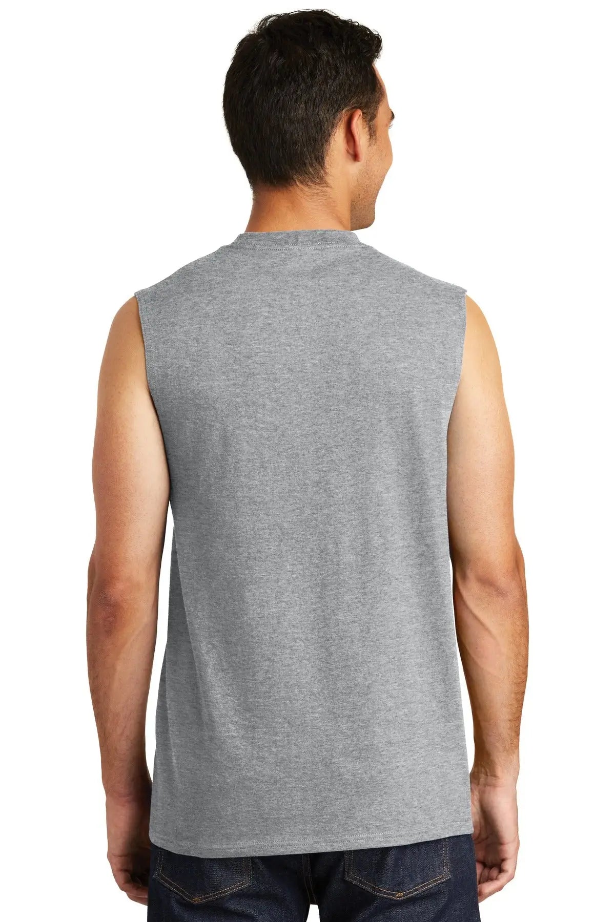 Port & Company Pc54sl co Core Cotton Sleeveless Tee - Athletic Heather