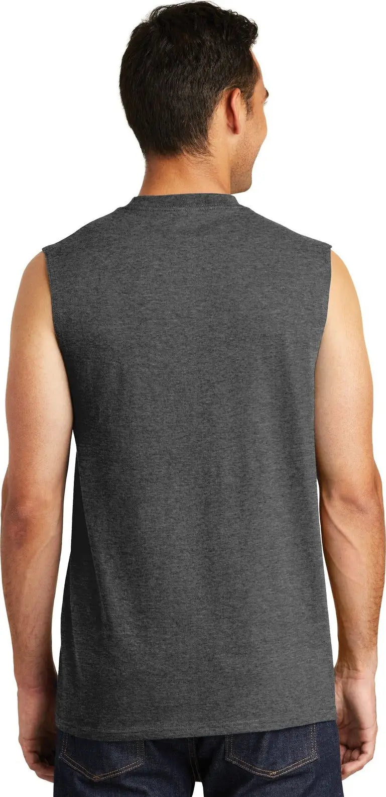 Port & Company Pc54sl co Core Cotton Sleeveless Tee - Dark Heather Gray