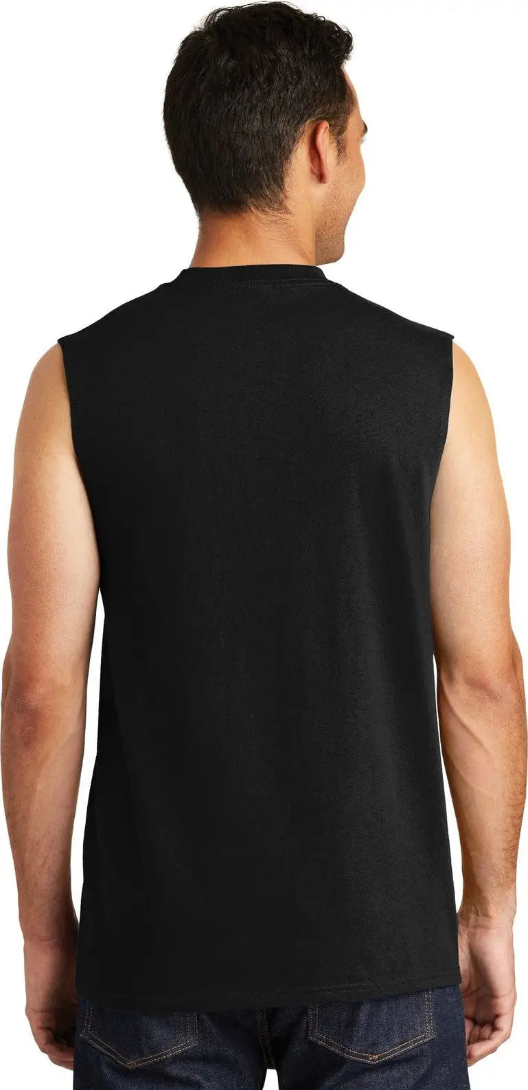 Port & Company Pc54sl co Core Cotton Sleeveless Tee - Jet Black