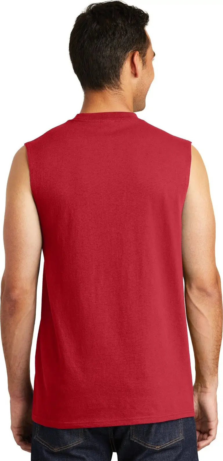 Port & Company Pc54sl co Core Cotton Sleeveless Tee - Red