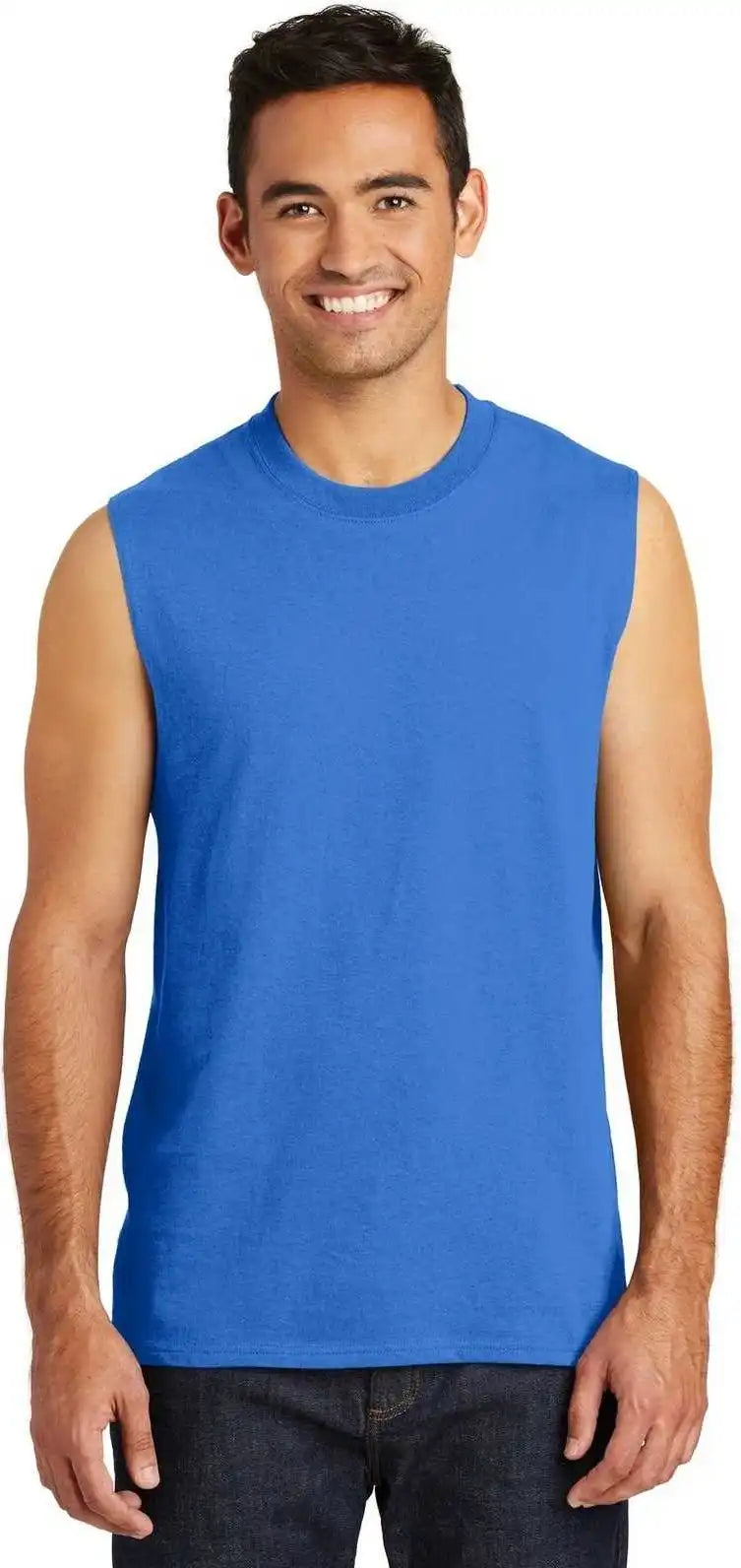 Port & Company Pc54sl Core Cotton Sleeveless Tee - Royal