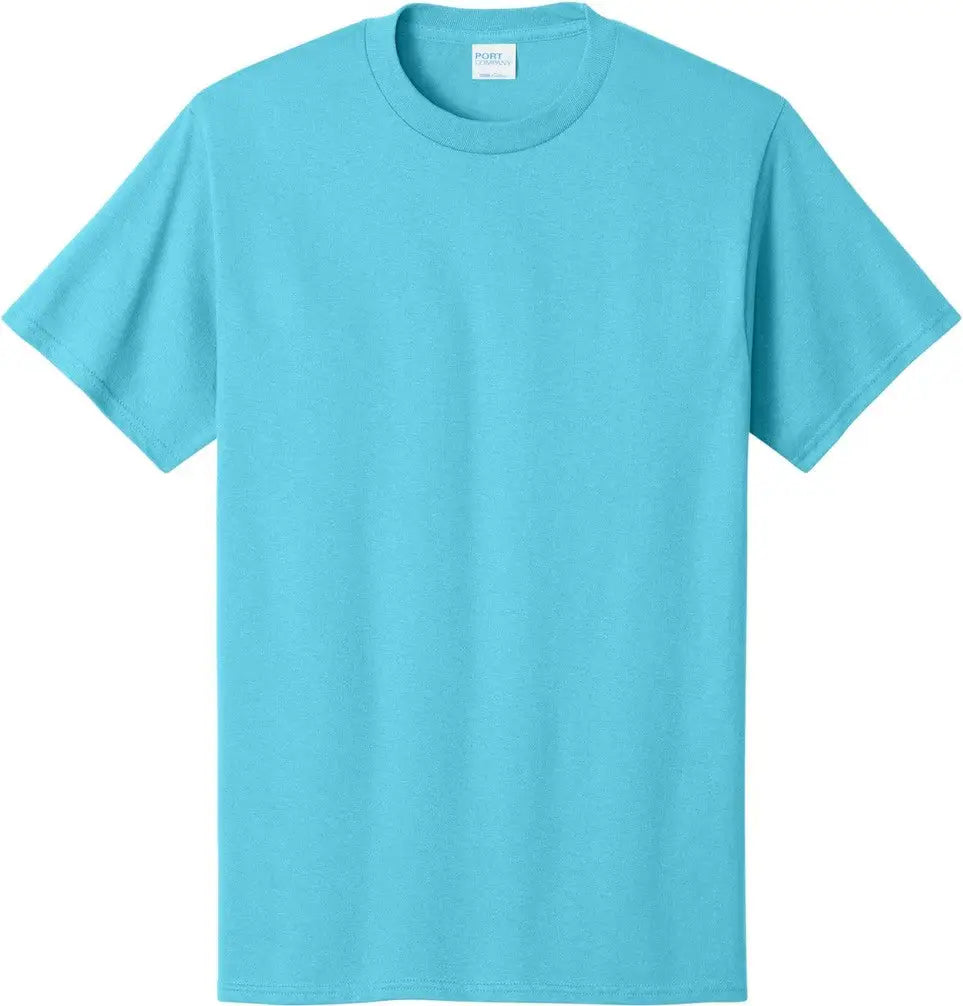 Port & Company Pc54t co Tall Core Cotton Tee - Aquatic Blue