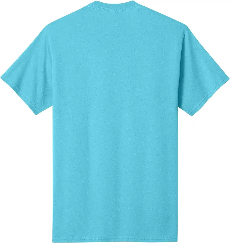 Port & Company Pc54t co Tall Core Cotton Tee - Aquatic Blue