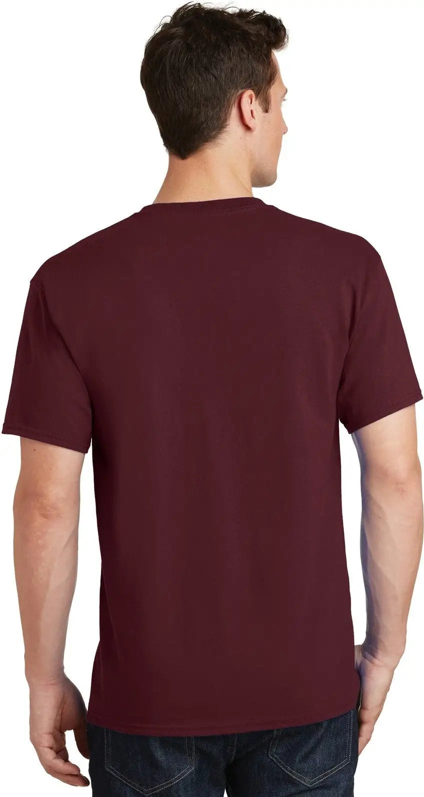 Port & Company Pc54t co Tall Core Cotton Tee - Athletic Maroon