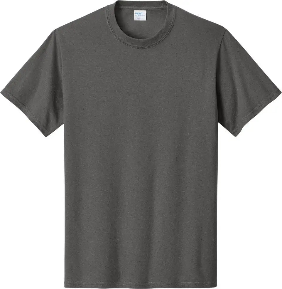 Port & Company Pc54t co Tall Core Cotton Tee - Charcoal