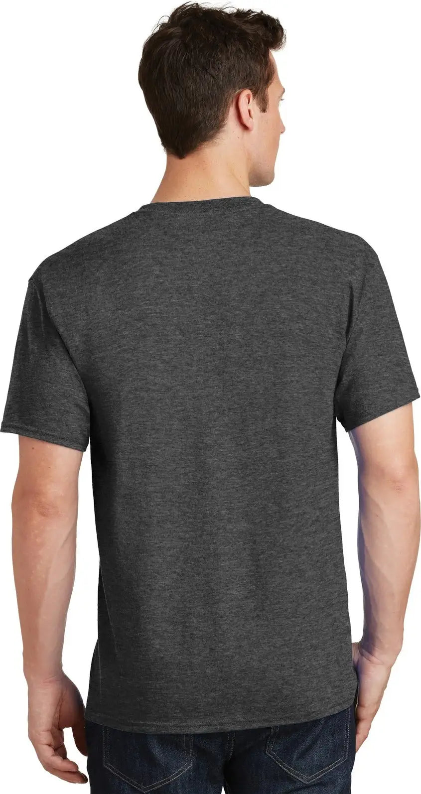 Port & Company Pc54t co Tall Core Cotton Tee - Dark Heather Gray