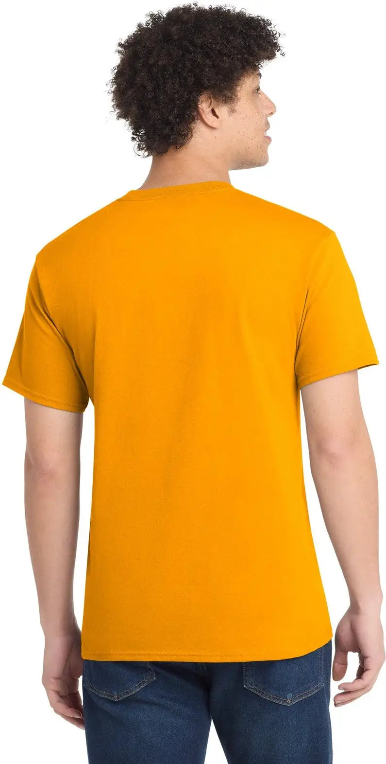 Port & Company Pc54t co Tall Core Cotton Tee - Gold