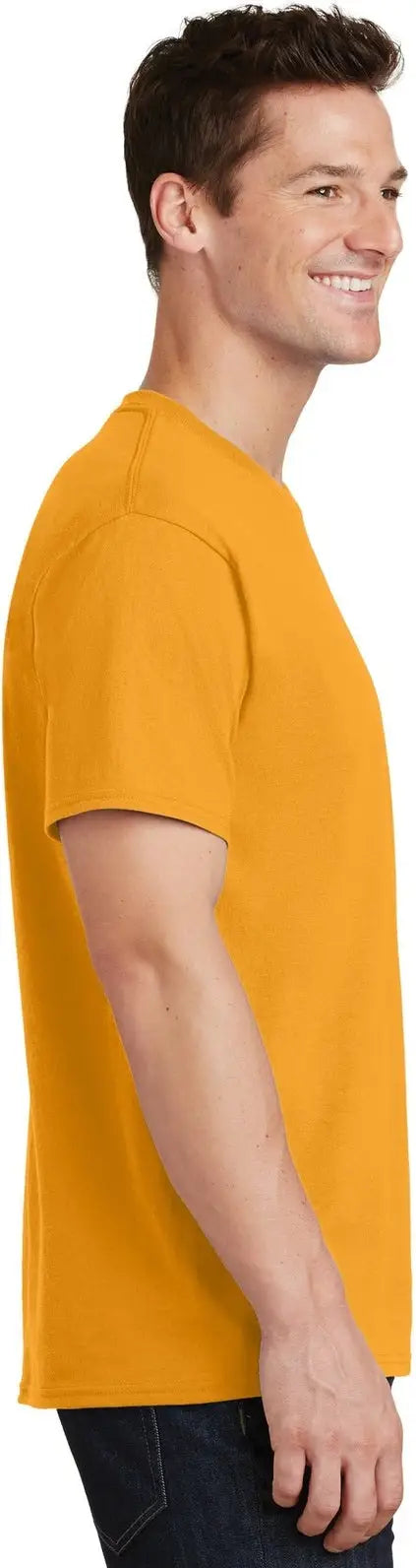Port & Company Pc54t co Tall Core Cotton Tee - Gold