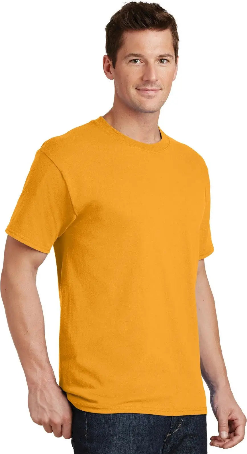 Port & Company Pc54t co Tall Core Cotton Tee - Gold