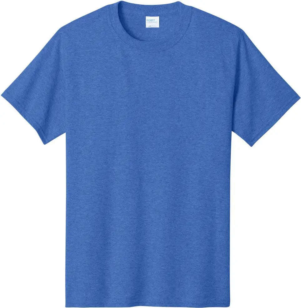 Port & Company Pc54t co Tall Core Cotton Tee - Heather Royal