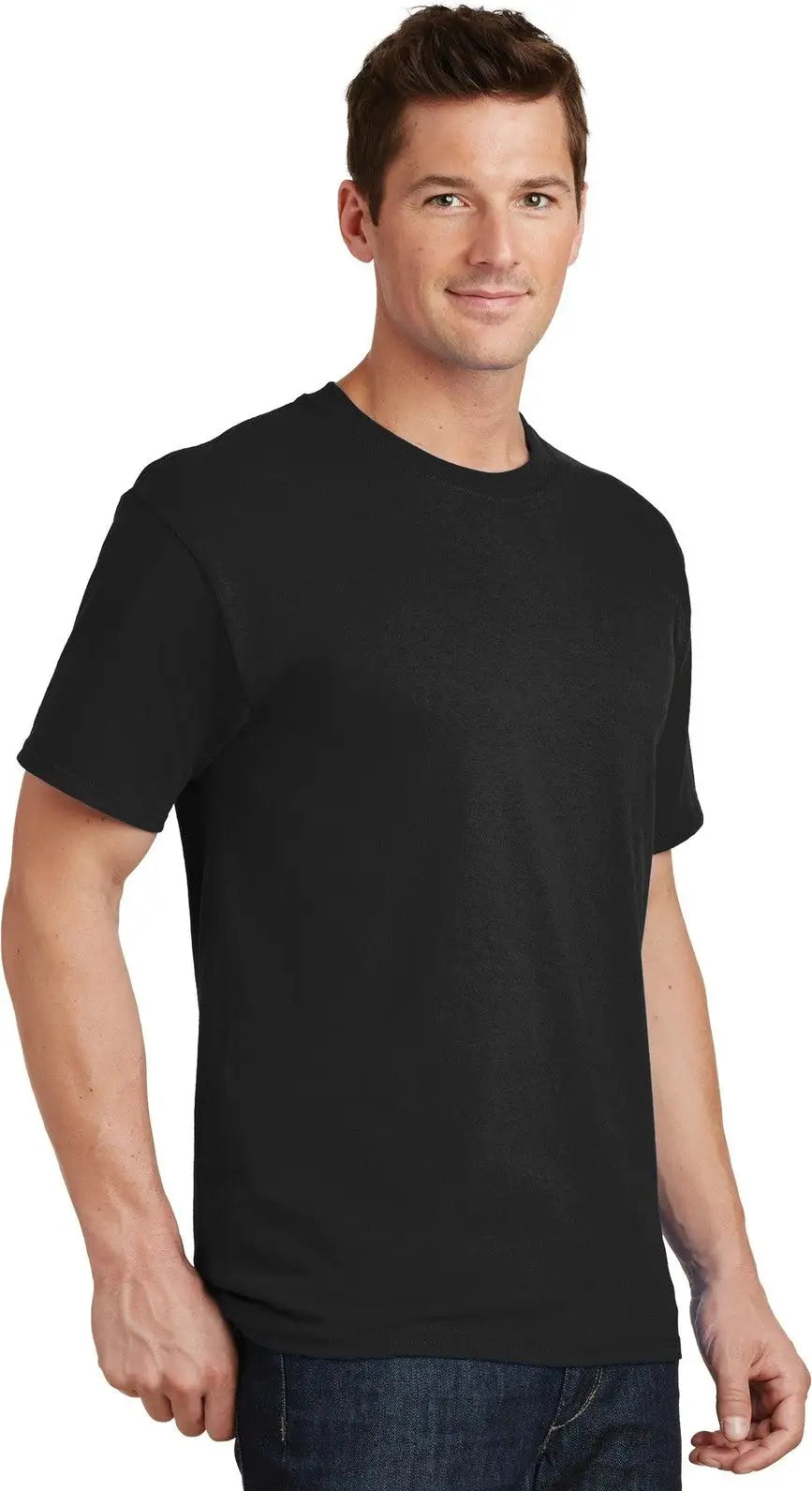 Port & Company Pc54t co Tall Core Cotton Tee - Jet Black