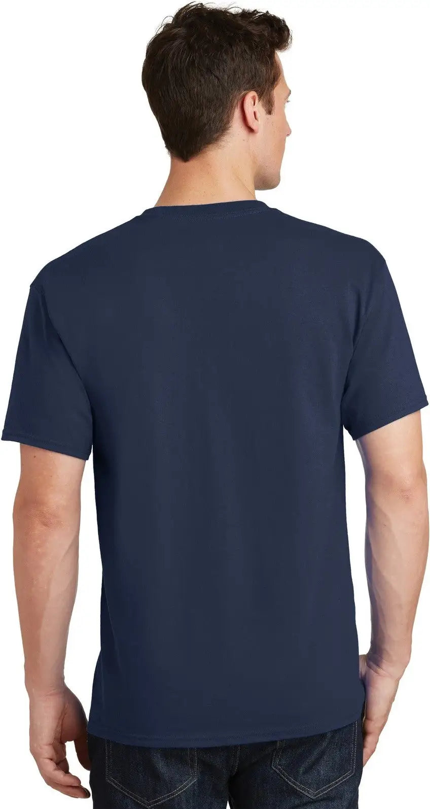 Port & Company Pc54t co Tall Core Cotton Tee - Navy