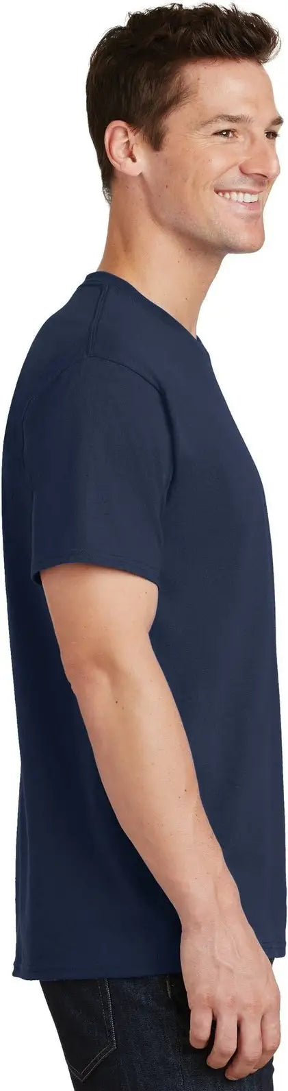 Port & Company Pc54t co Tall Core Cotton Tee - Navy