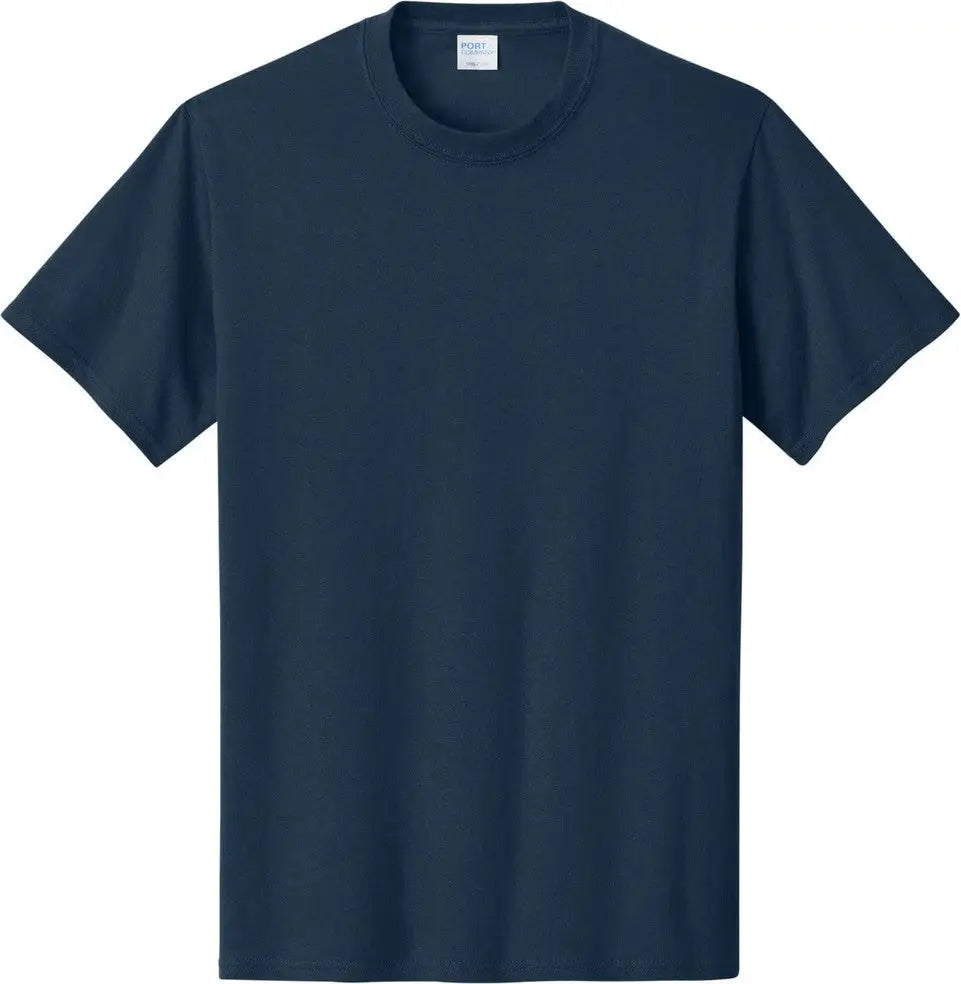 Port & Company Pc54t co Tall Core Cotton Tee - Navy