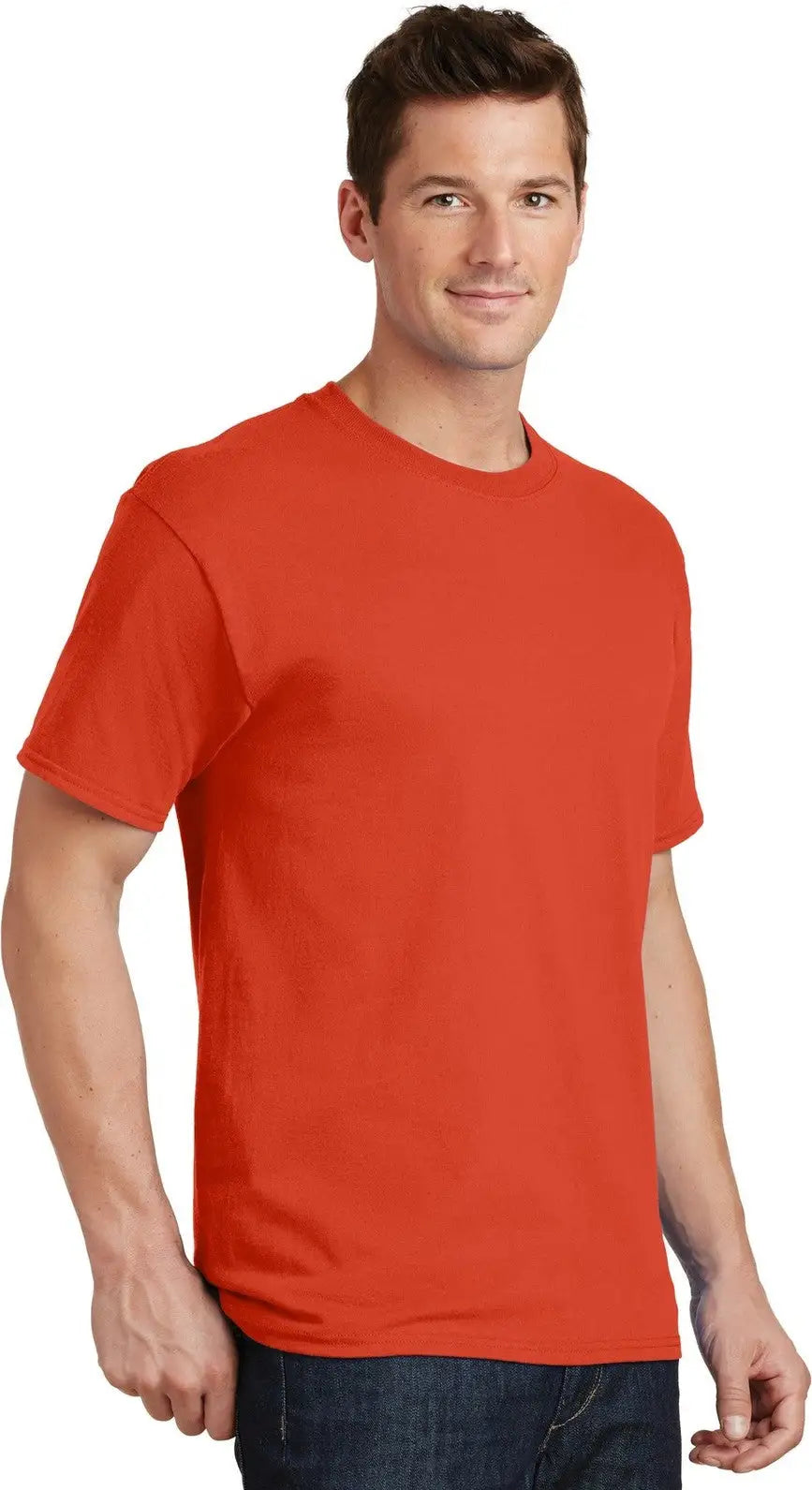 Port & Company Pc54t co Tall Core Cotton Tee - Orange
