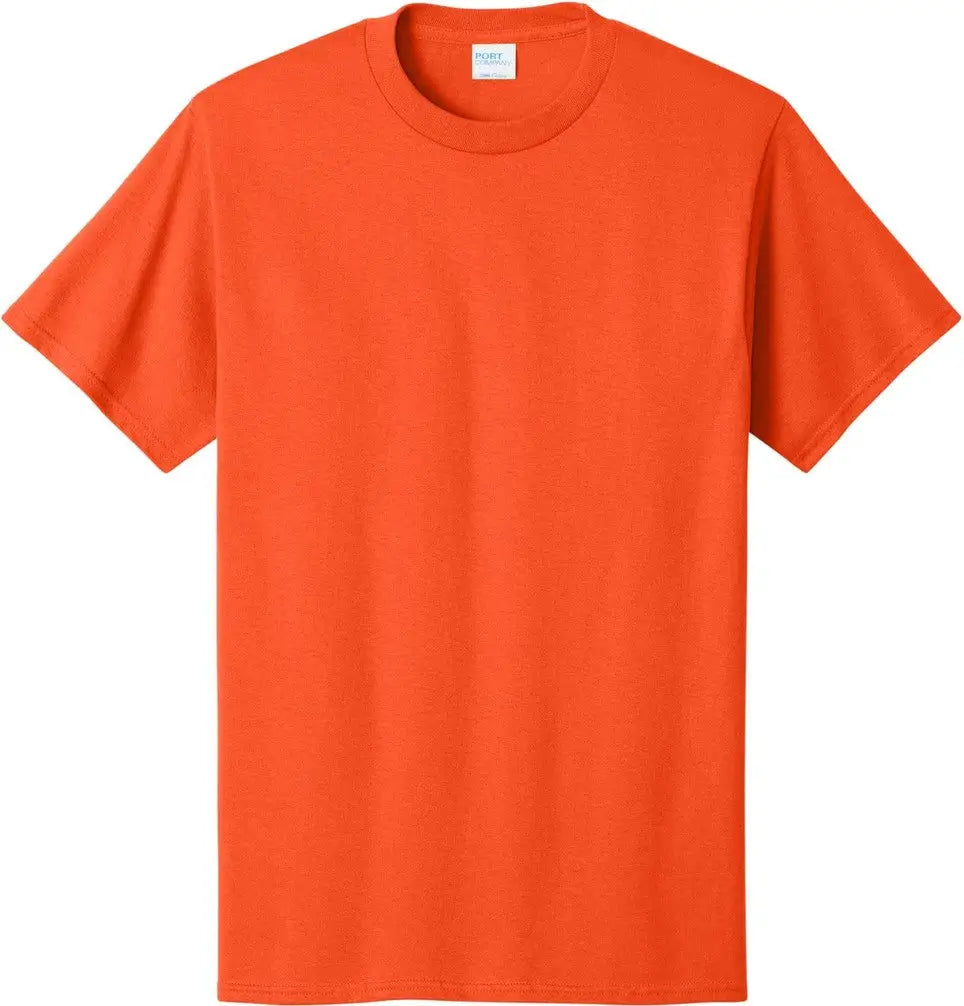 Port & Company Pc54t co Tall Core Cotton Tee - Orange