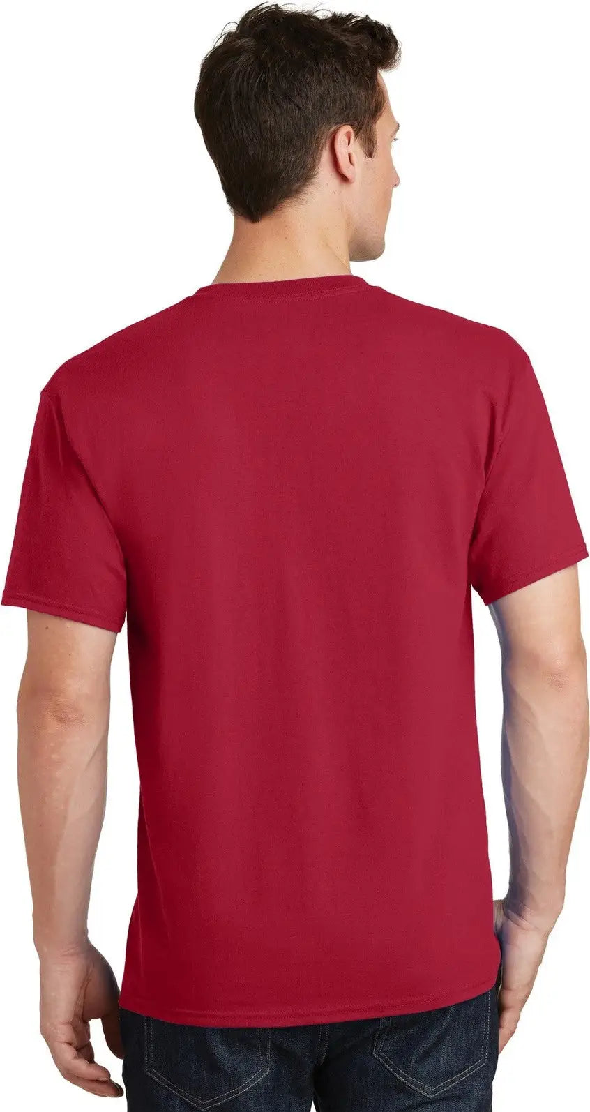Port & Company Pc54t co Tall Core Cotton Tee - Red
