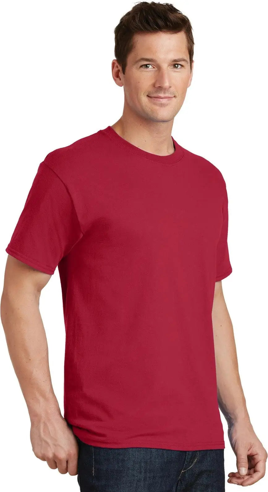 Port & Company Pc54t co Tall Core Cotton Tee - Red
