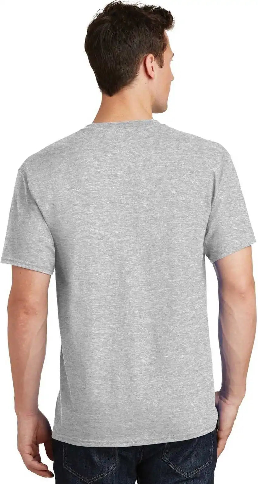 Port & Company Pc54t Tall Core Cotton Tee - Ash