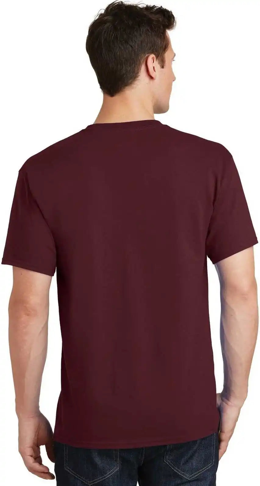 Port & Company Pc54t Tall Core Cotton Tee - Athletic Maroon